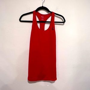 Womens Red Reebok workout tank top